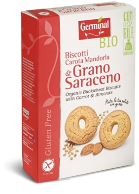 Biscotti Carota Mandorla & Grano Saraceno