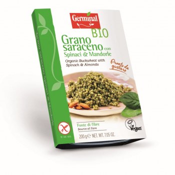 Immagine confezione Grano saraceno con Spinaci & Mandorle Germinal Bio