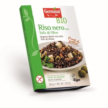 Immagine confezione Riso nero con Tofu & Olive Germinal Bio