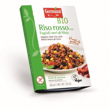 Immagine confezione Riso rosso con Fagioli neri & Mais Germinal Bio