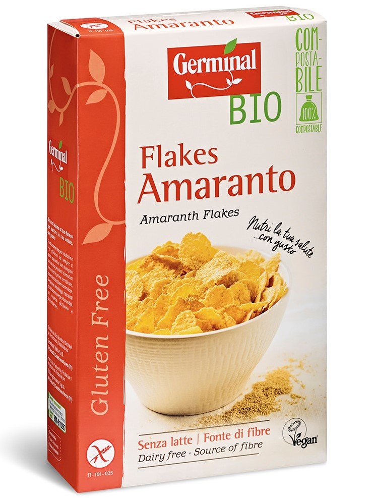 Immagine confezione Flakes Amaranto Senza Glutine Germinal Bio