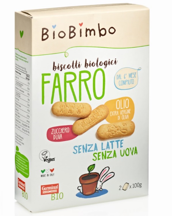 Immagine confezione Biscotti biologici al farro Germinal Bio