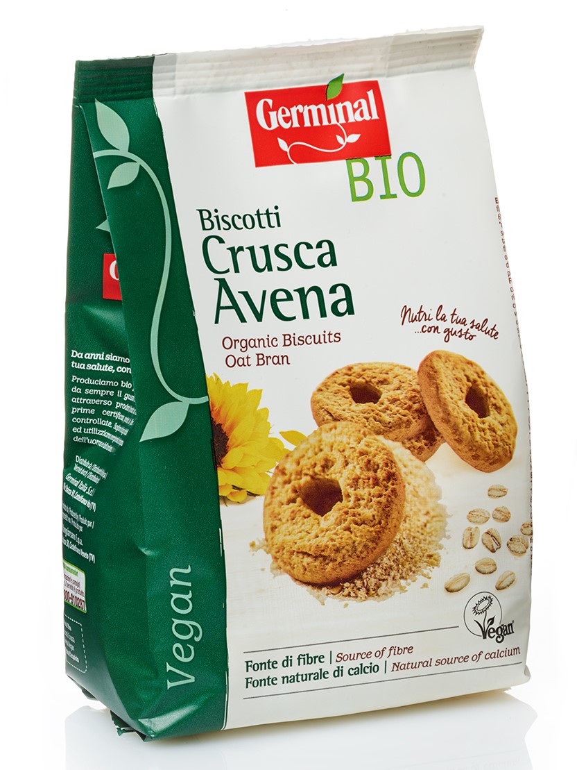 Immagine confezione Biscotti Crusca Avena Germinal Bio