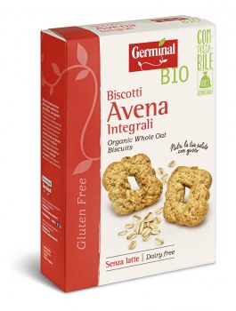 Immagine confezione Biscotti Avena Integrali Senza Glutine Germinal Bio