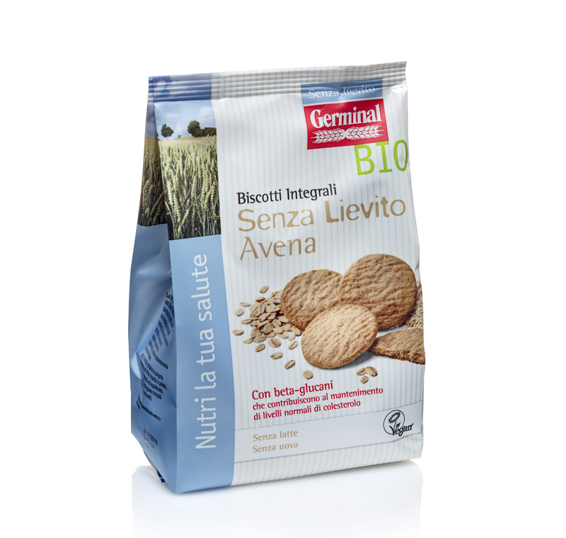 Immagine confezione Biscotti Integrali Senza Lievito Avena Germinal Bio