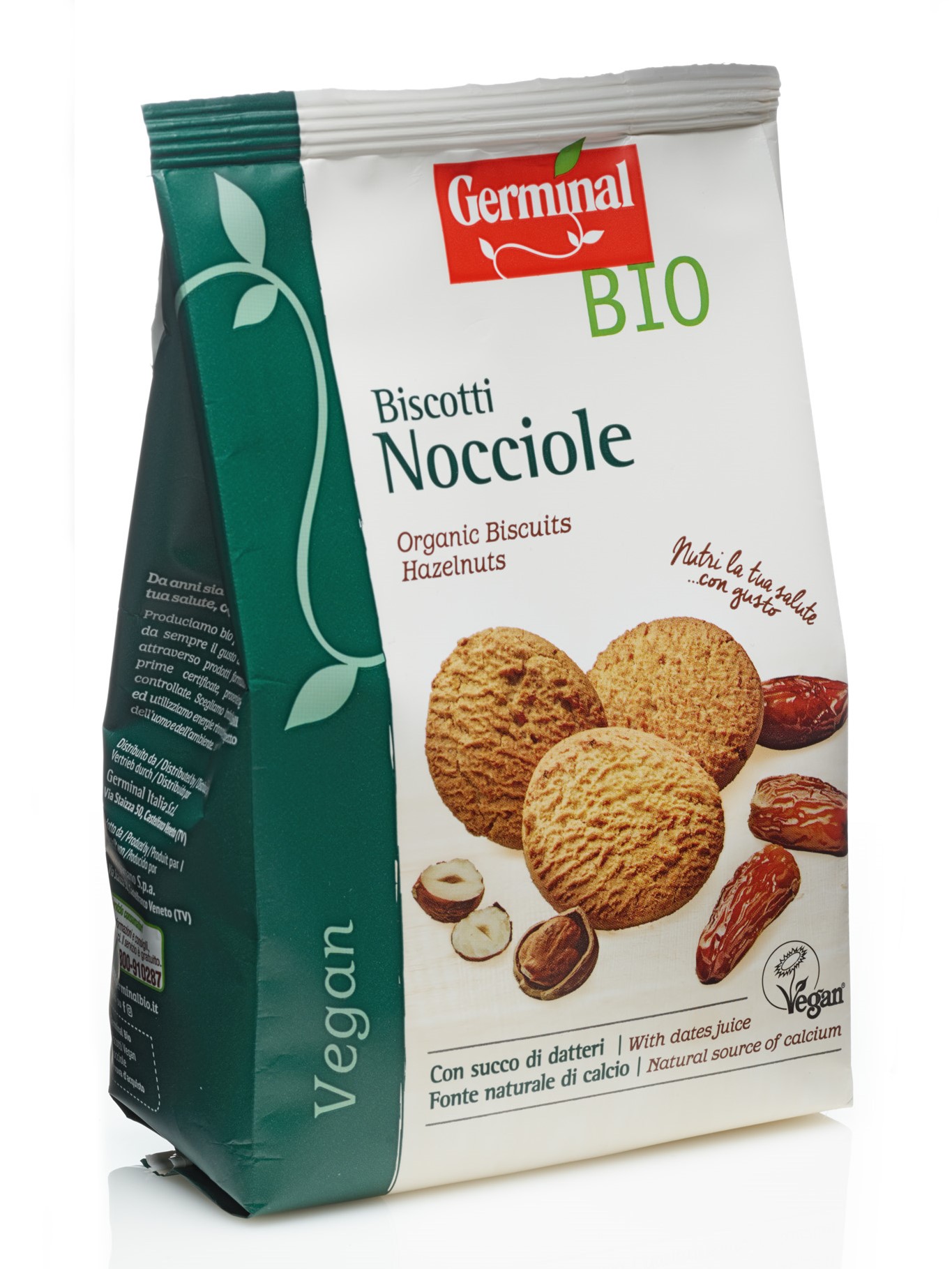 Immagine confezione Biscotti Nocciole Vegan Germinal Bio