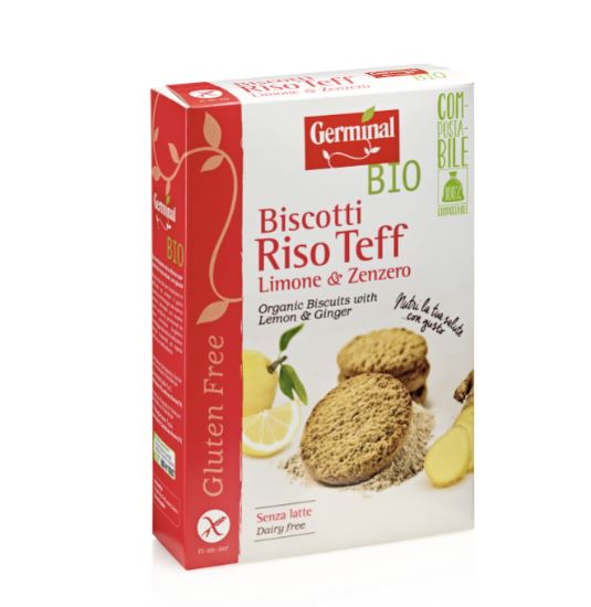 Image:  Biscotti Riso Teff Limone e Zenzero Senza Glutine