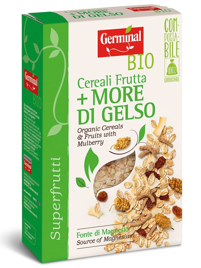 Immagine confezione Cereali Frutta + MORE DI GELSO Germinal Bio