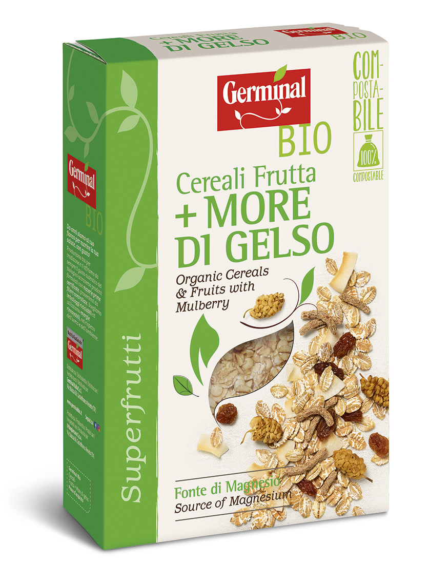 Immagine confezione Cereali Frutta + More di Gelso Germinal Bio