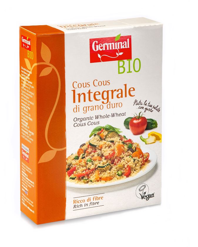 Immagine confezione Cous cous Integrale di grano duro Germinal Bio