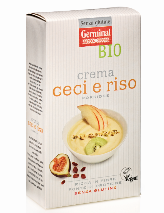 Immagine confezione Crema Ceci e riso - porridge Germinal Bio