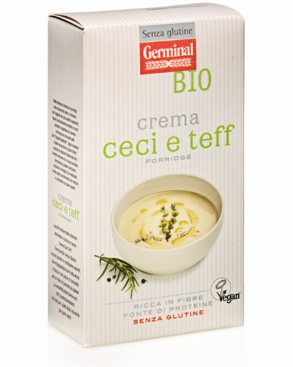 Immagine confezione Crema ceci e teff - porridge Germinal Bio