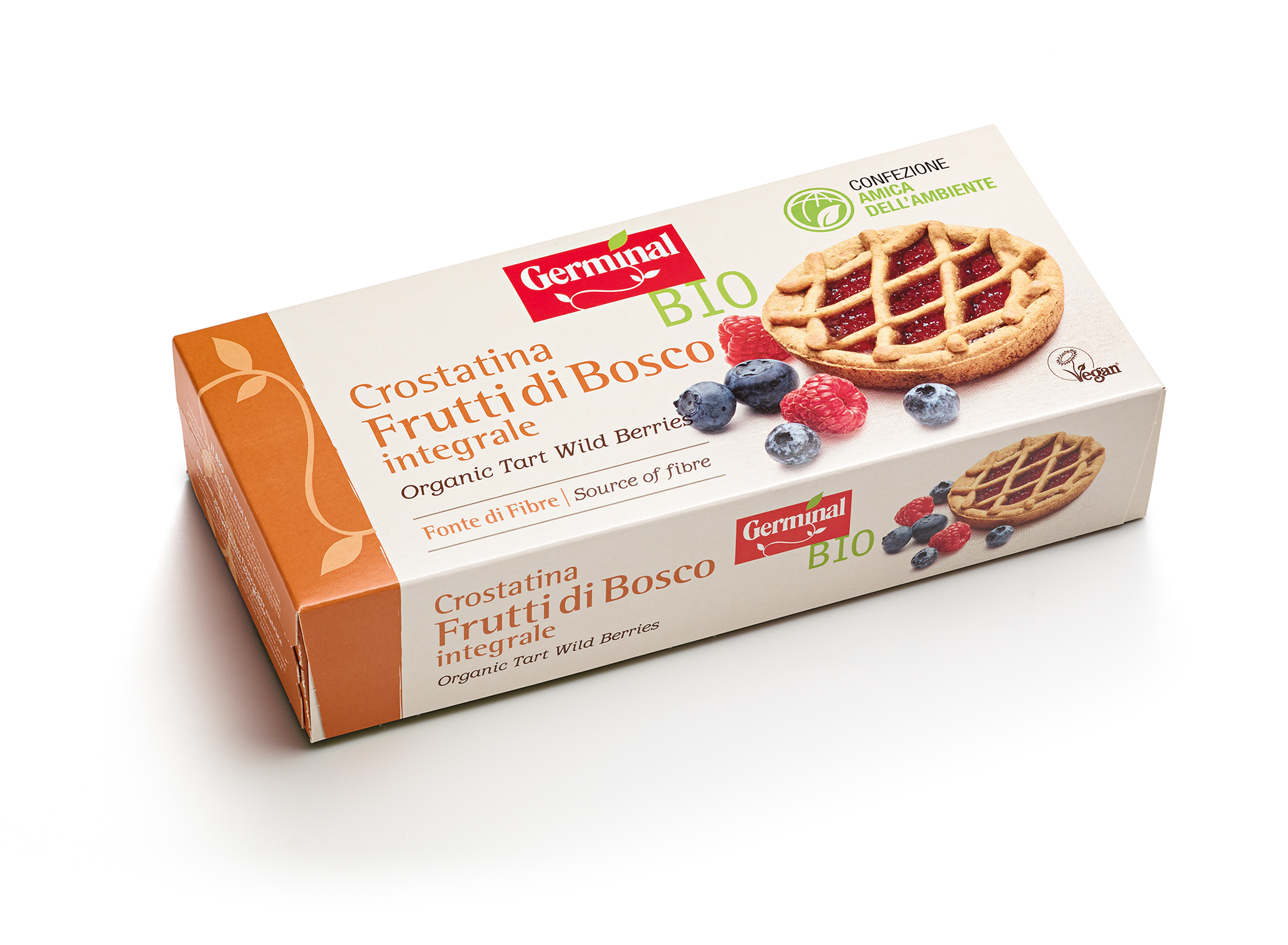 Immagine confezione Crostatina Frutti di Bosco Integrale Germinal Bio