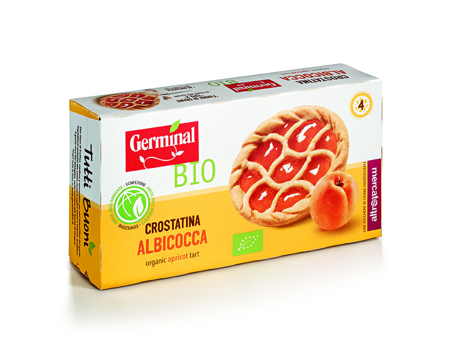 Immagine confezione Crostatina Albicocca (4 x 36g) Germinal Bio