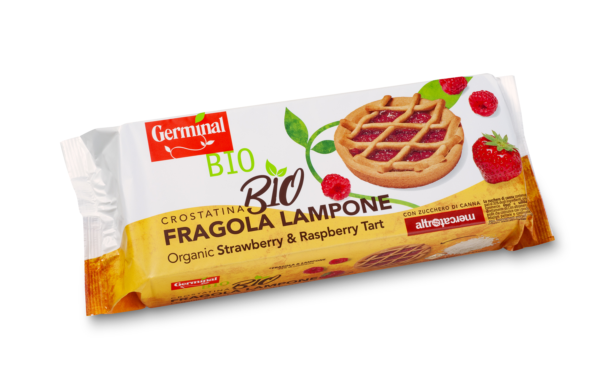 Immagine confezione Crostatina Fragola Lampone Germinal Bio