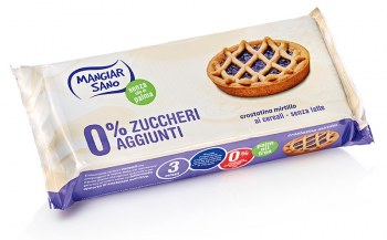Image:  Crostatina al mirtillo  0% zuccheri aggiunti