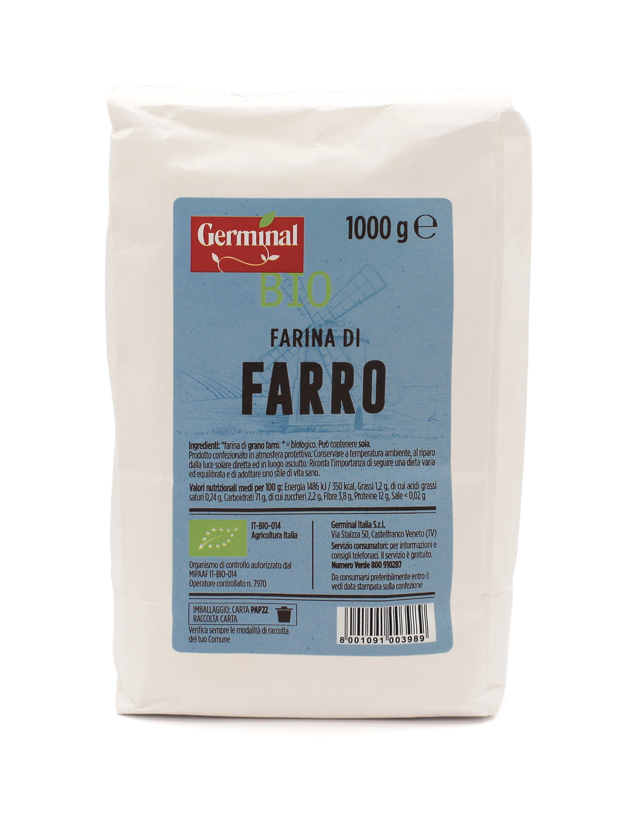 Immagine confezione Farina di Farro Germinal Bio