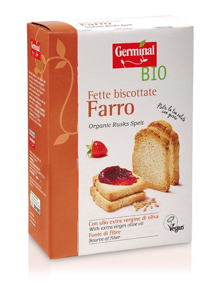 Immagine confezione Fette biscottate Farro Germinal Bio