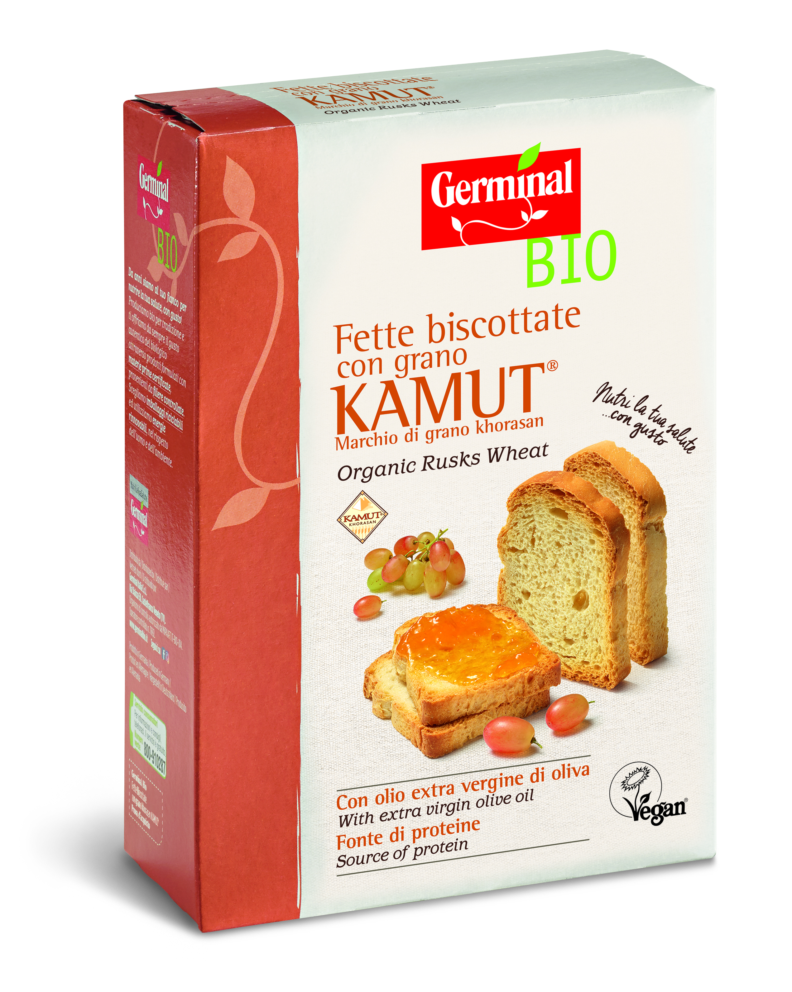 Immagine confezione Fette biscottate KAMUT® Germinal Bio