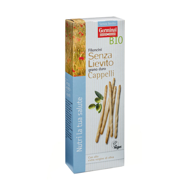 Immagine confezione Filoncini Senza Lievito Grano duro Cappelli Germinal Bio