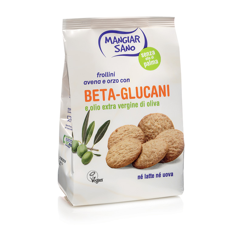 Immagine confezione Frollini avena e orzo con BETA-GLUCANI Germinal Bio