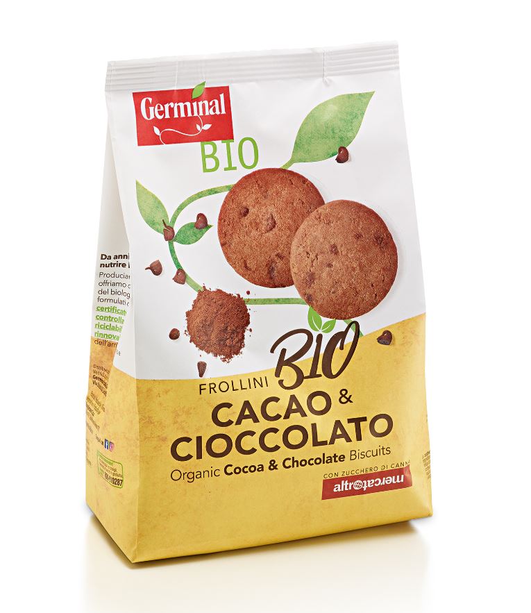 Immagine confezione Frollini Cacao & Cioccolato Germinal Bio