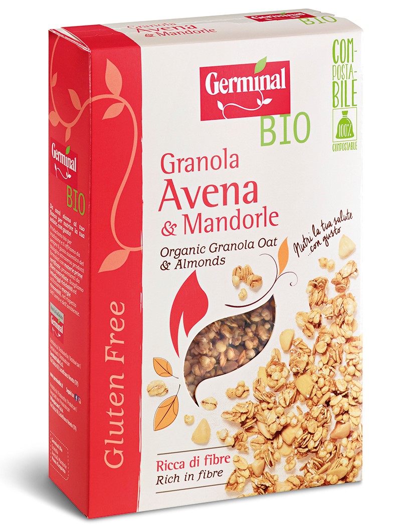 Immagine confezione Granola Avena & Mandorle Germinal Bio