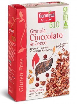 Immagine confezione Granola Cioccolato e Cocco Senza Glutine Germinal Bio