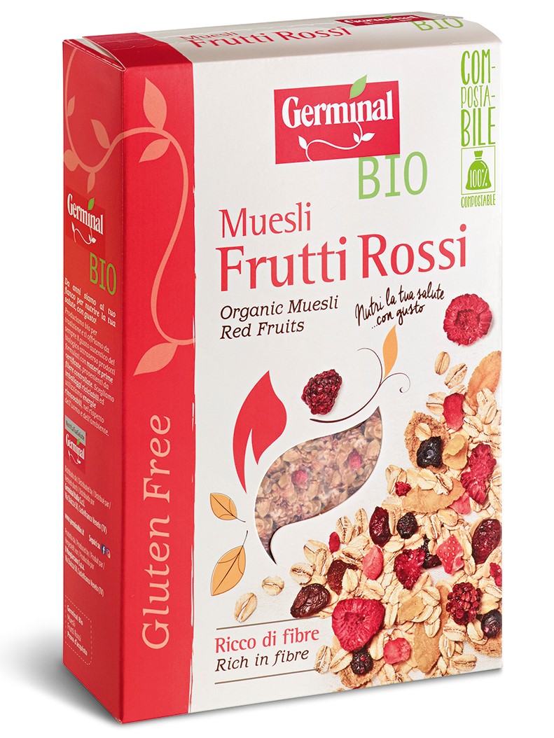 Immagine confezione Muesli Frutti Rossi Senza Glutine Germinal Bio