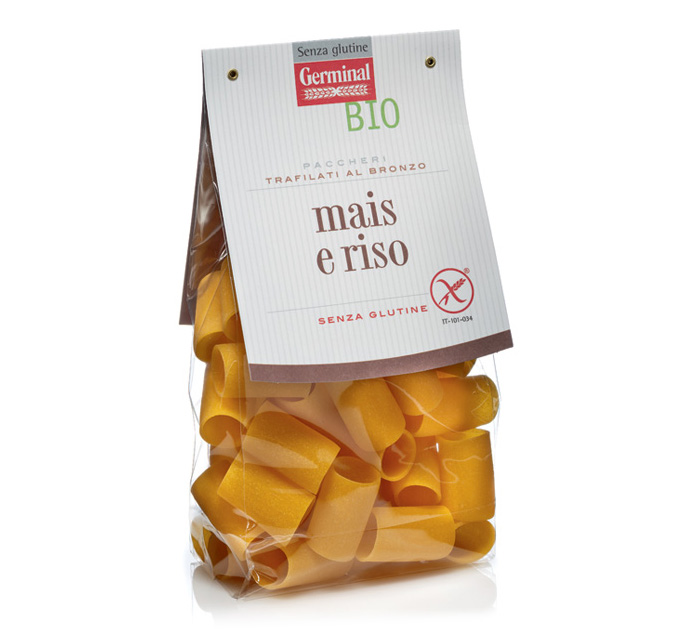 Image:  Paccheri Mais e Riso Senza Glutine