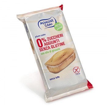 Immagine confezione Plumcake 0% zuccheri aggiunti senza glutine Germinal Bio