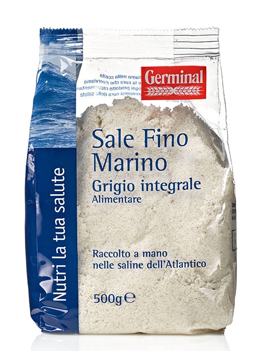 Immagine confezione Sale fino grigio integrale dell'Atlantico Germinal Bio