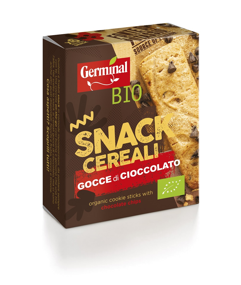Immagine confezione Snack Cereali Gocce di Cioccolato Germinal Bio