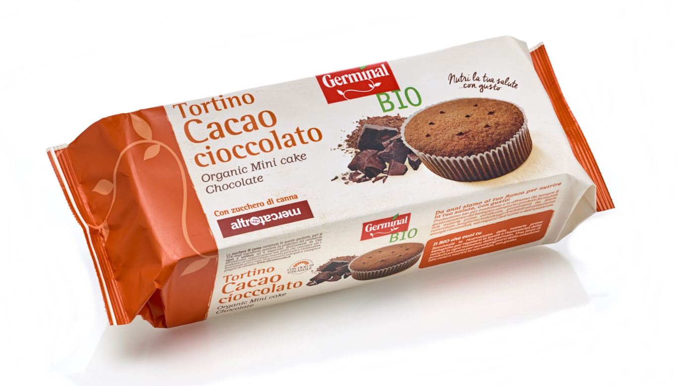 Immagine confezione Tortino Cacao Cioccolato Germinal Bio