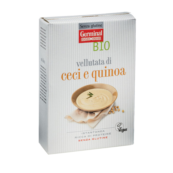 Immagine confezione Vellutata di ceci e quinoa Senza glutine Germinal Bio