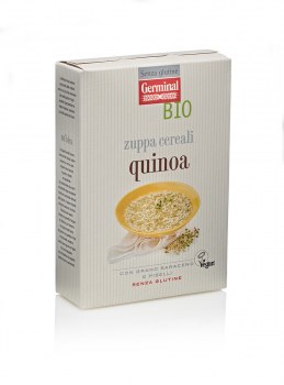 Immagine confezione Zuppa Cereali Quinoa Senza Glutine Germinal Bio