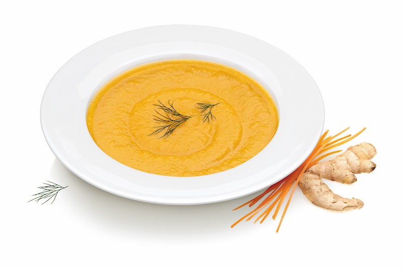 Riscaldiamoci con l’esotica vellutata di zucca e carote con semi di amaranto