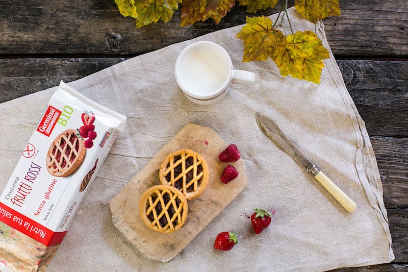 Colazione leggera? Scopri le crostatine frutti rossi!