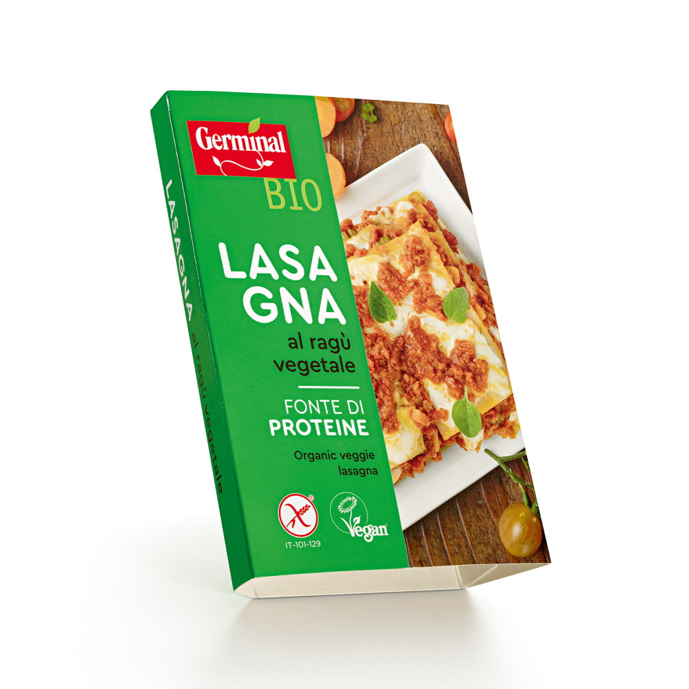 Lasagna al Ragù Vegetale: piatti freschi Germinal Bio