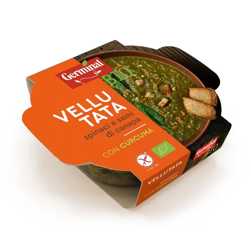 Vellutata Spinaci e Semi di Canapa Germinal Bio