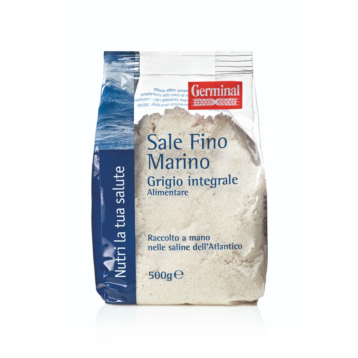 Sale fino grigio integrale dell'Atlantico