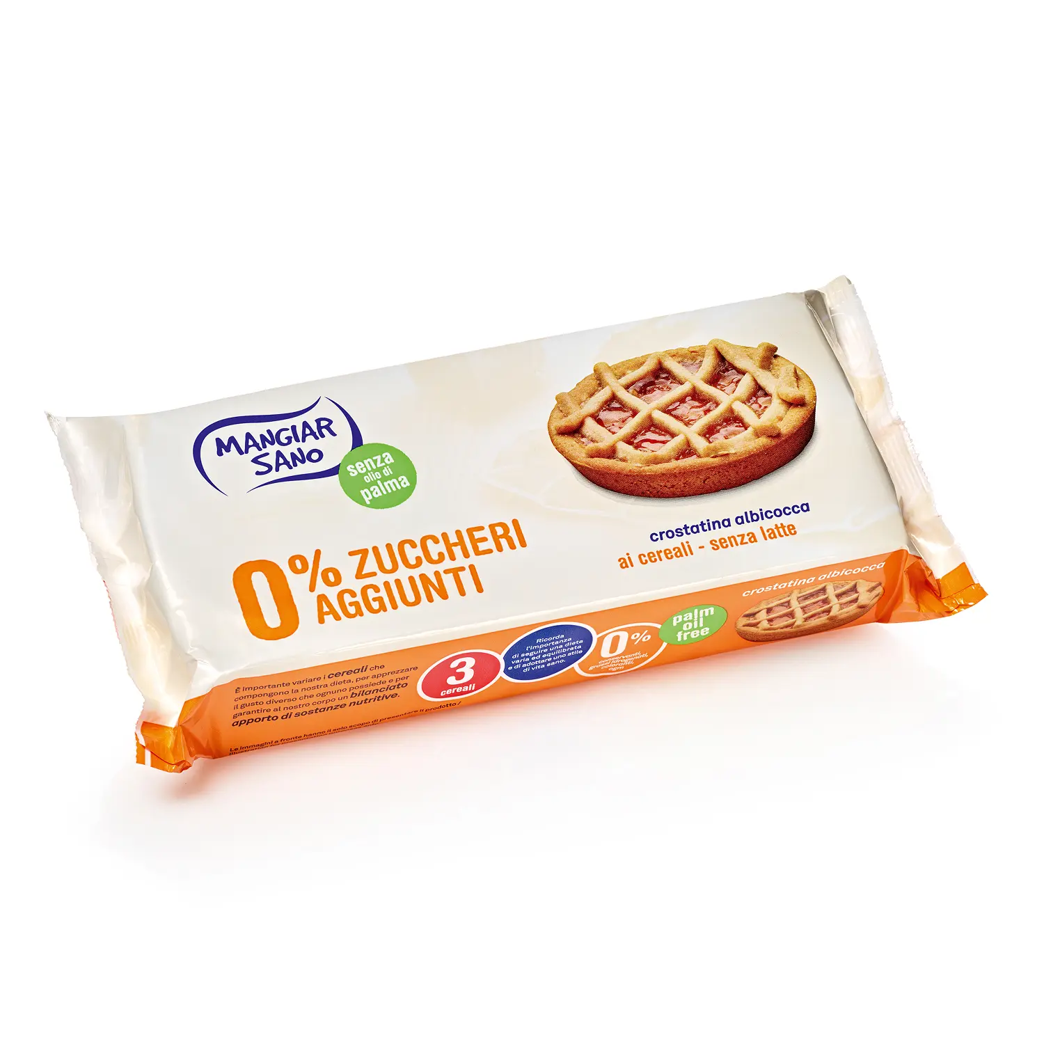 Crostatina all'albicocca 0% zuccheri aggiunti