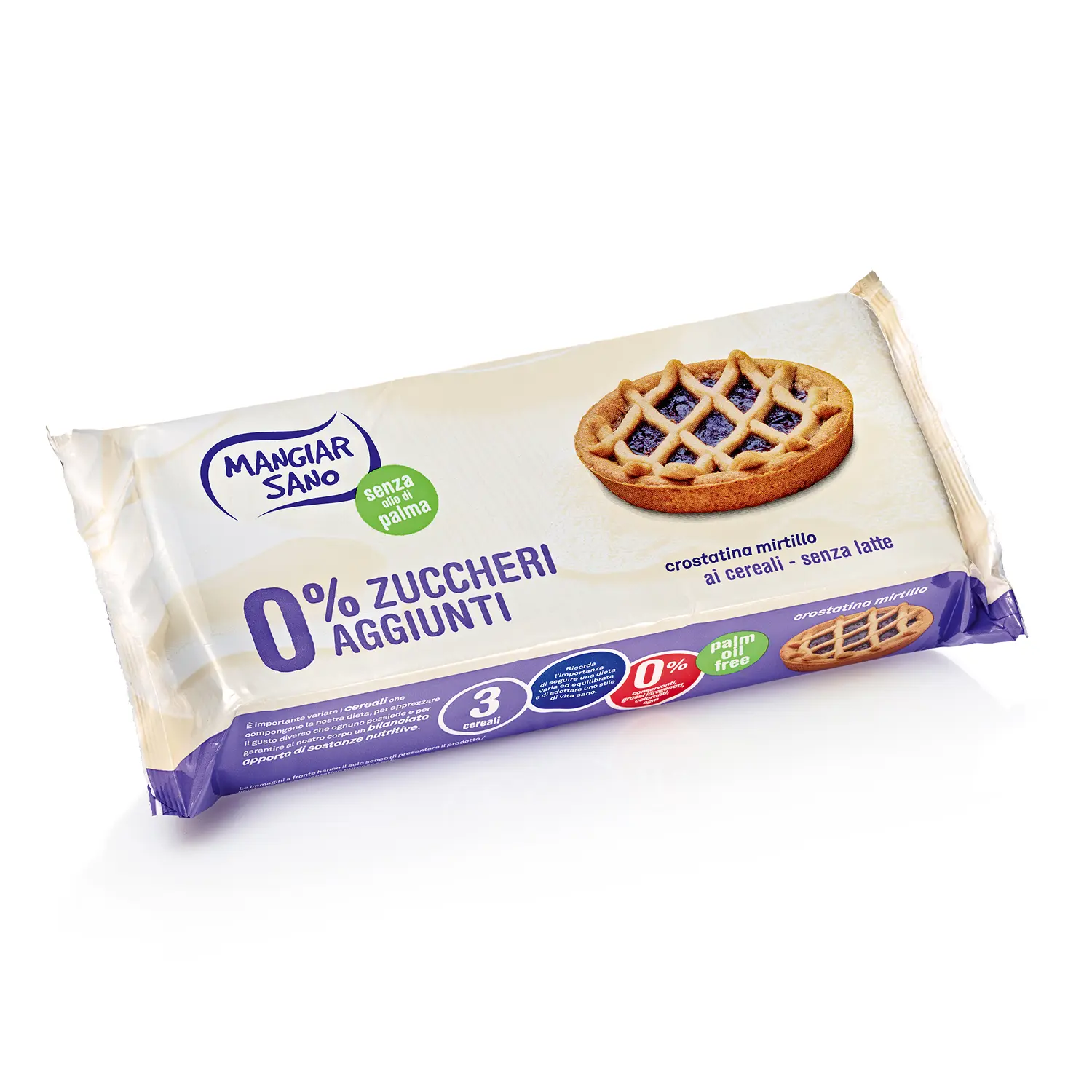 Crostatina al mirtillo 0% zuccheri aggiunti