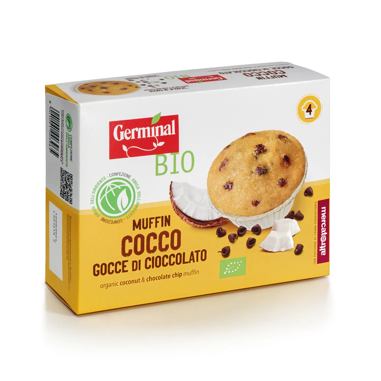 Muffin Cocco Gocce di Cioccolato