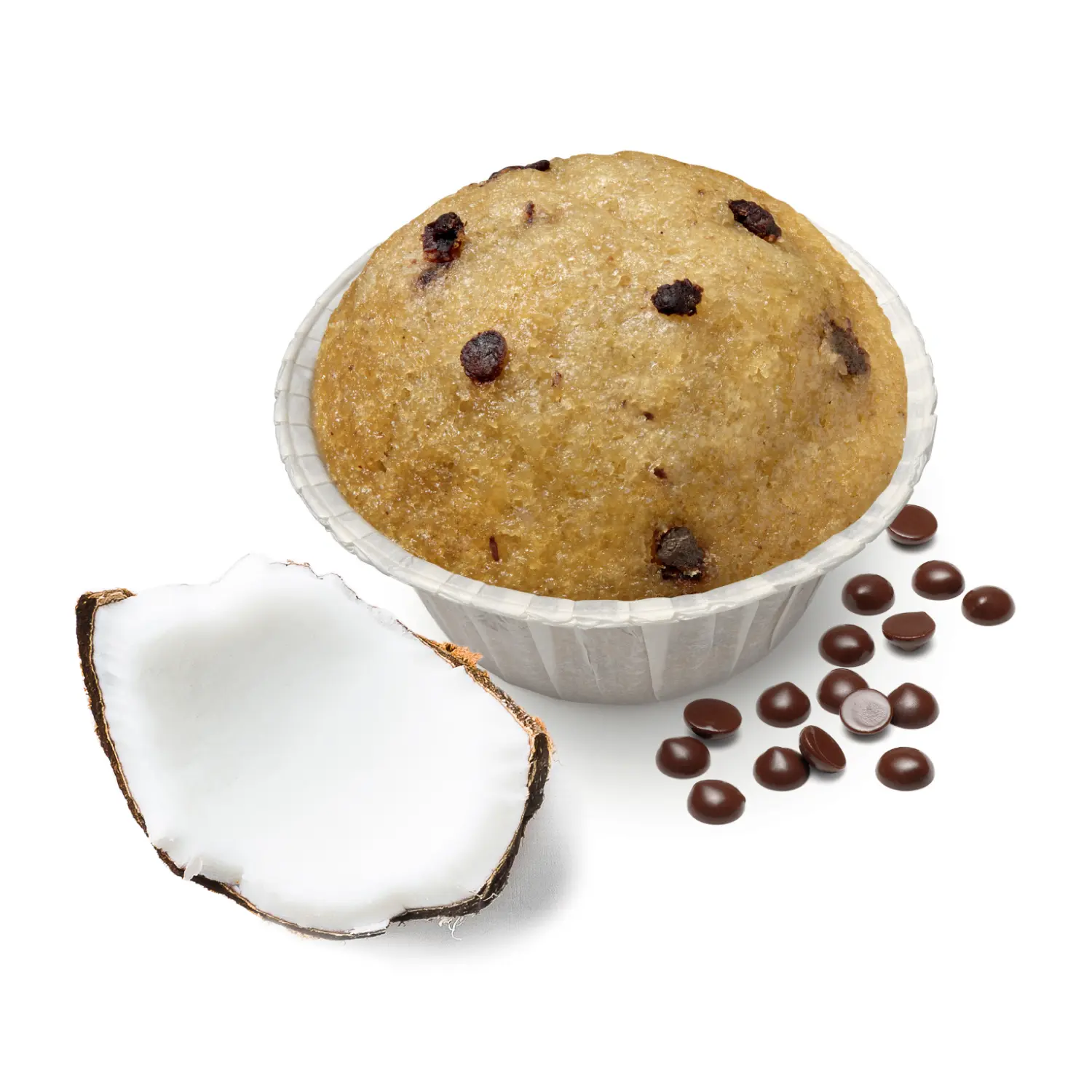 Muffin Cocco Gocce di Cioccolato