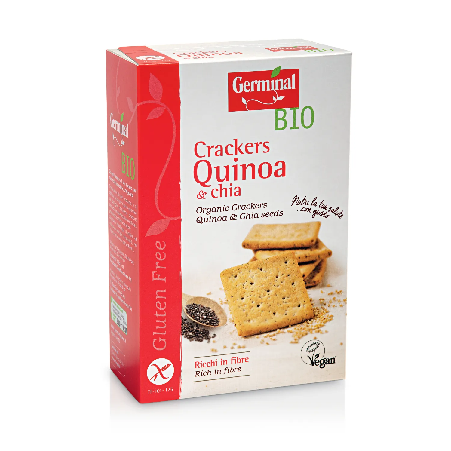 Crackers Quinoa e Chia Senza Glutine
