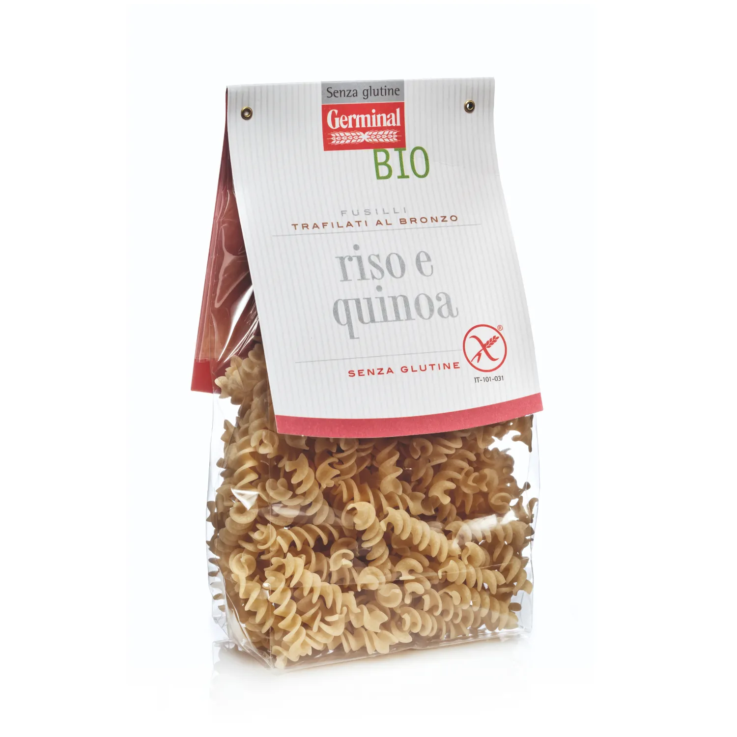 Fusilli Riso e Quinoa Senza Glutine