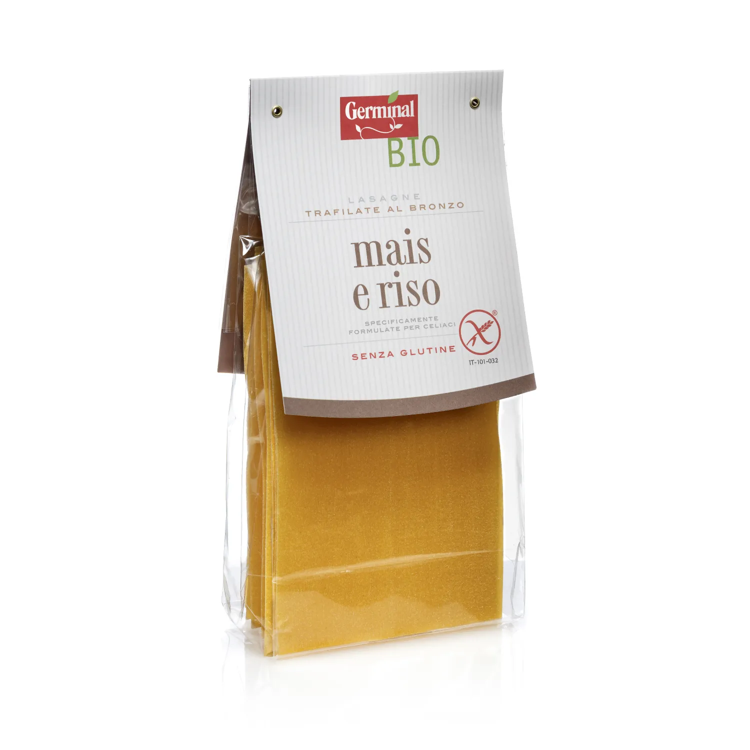 Lasagne Mais e Riso Senza Glutine