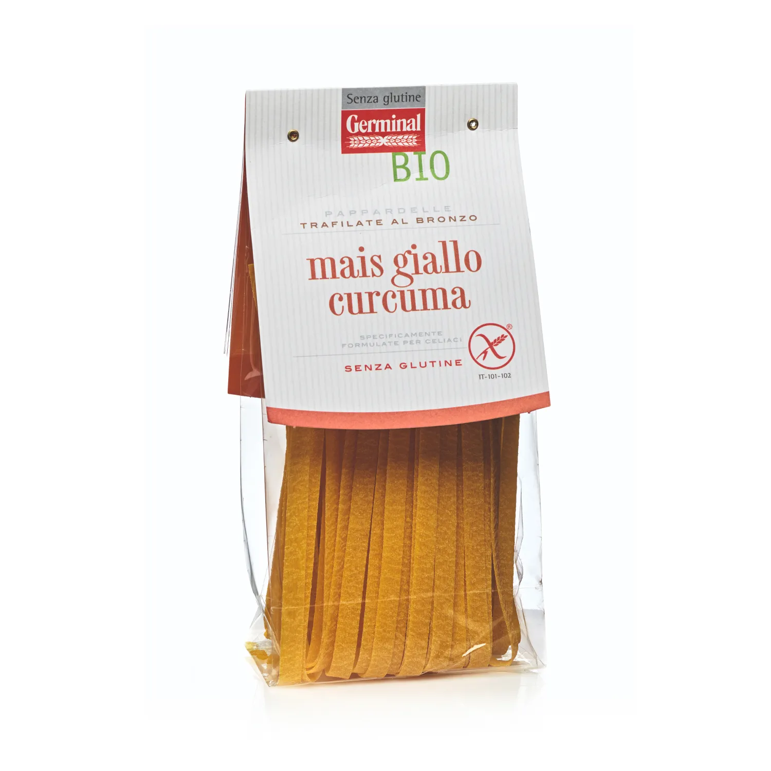 Pappardelle Mais Giallo Curcuma Senza Glutine