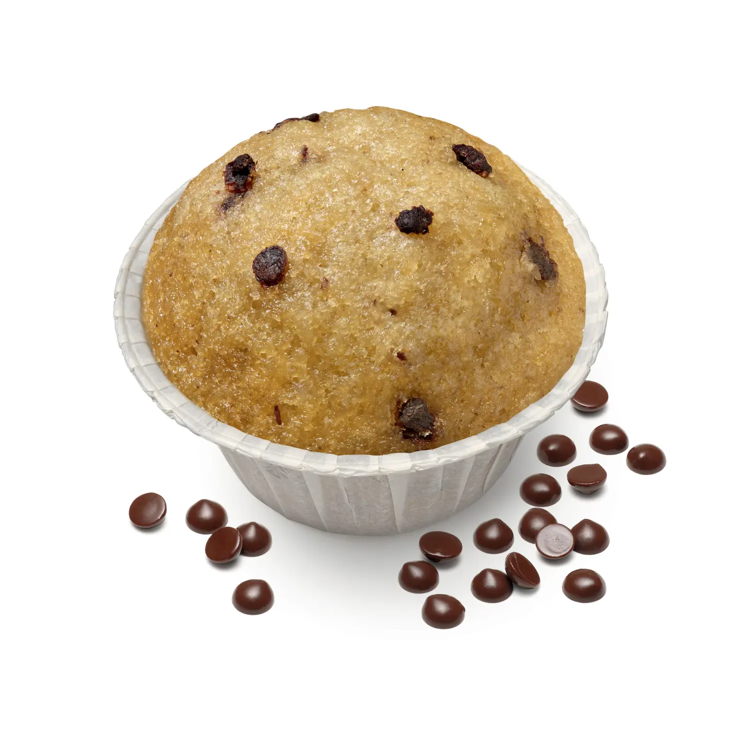 Muffin con Gocce di Cioccolato Senza Glutine